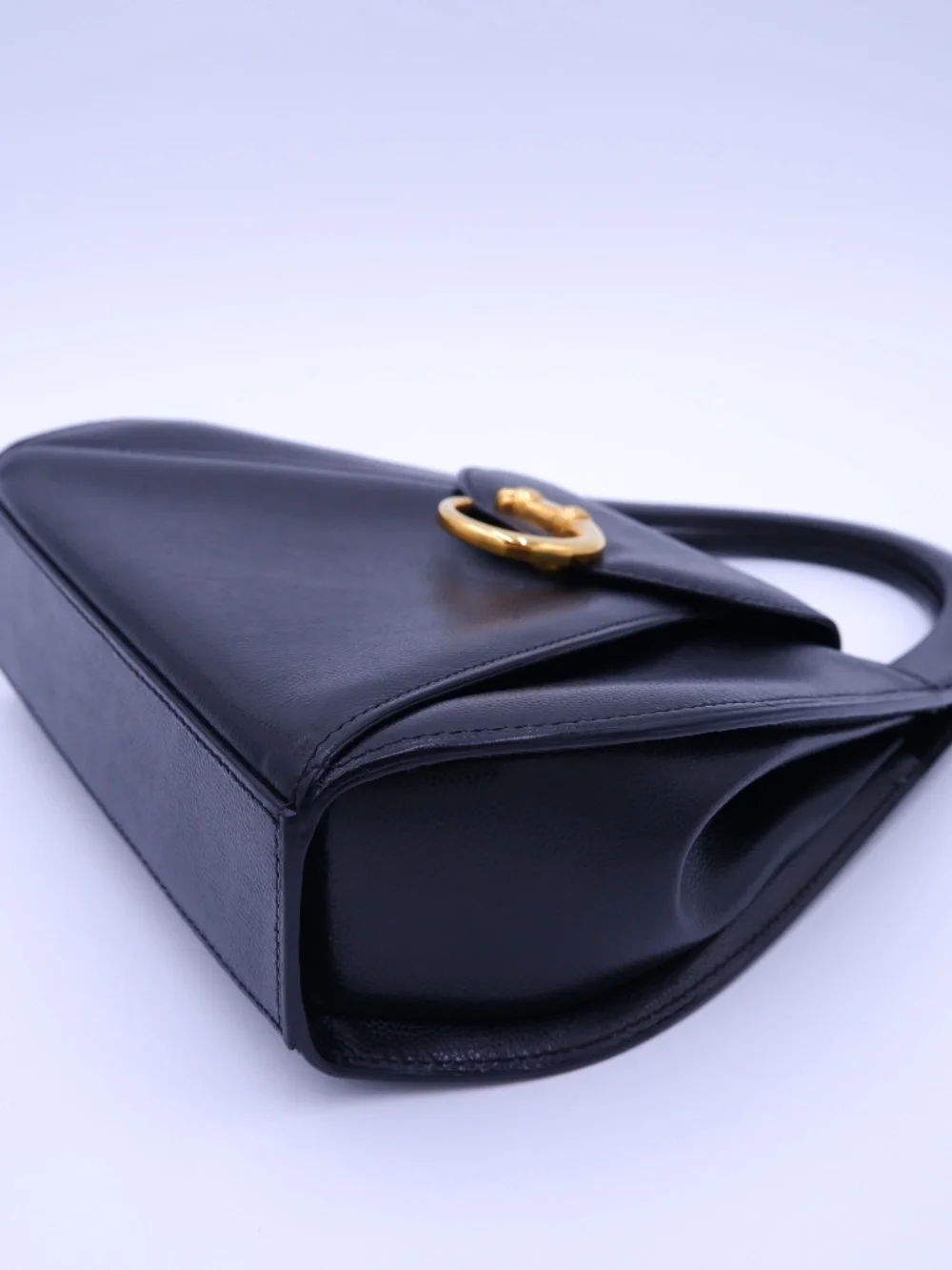 Vintage CARTIER Panthere Black Caviar Top Handle — 1995 - Picture 10 of 15